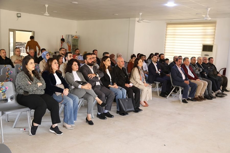 Women and community members at a project session.