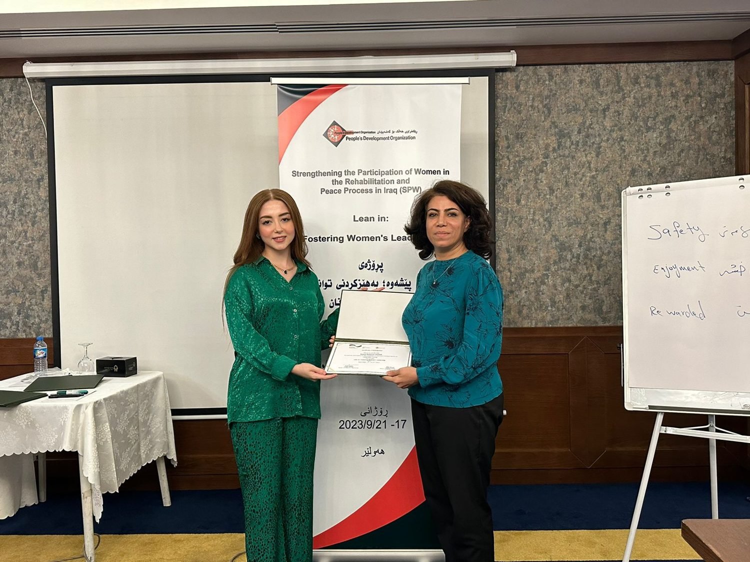 Lean In: Fostering Women's Leadership in Iraq