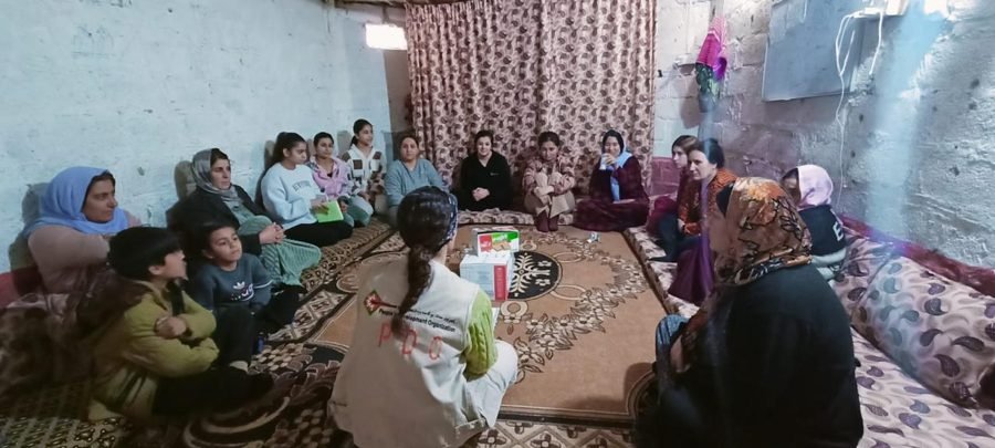 Community outreach reaches women and families where they live.
